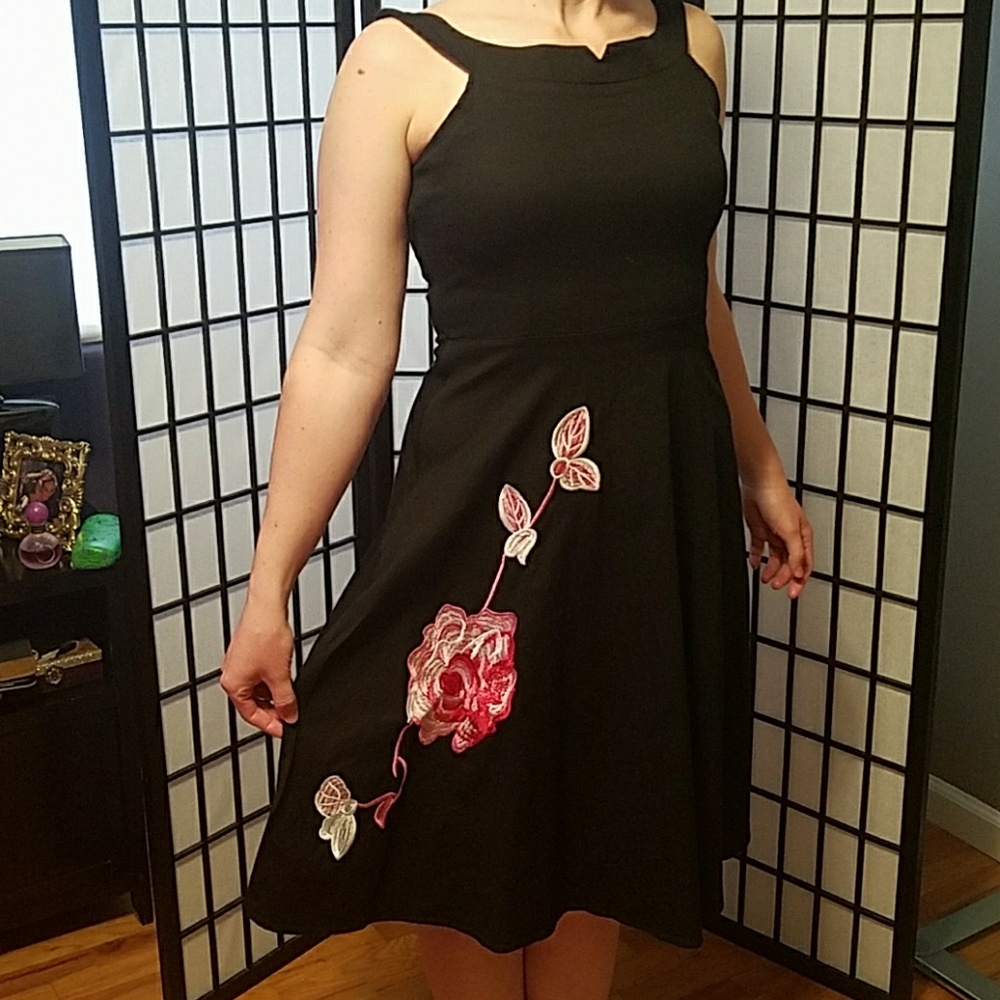 Floral Spring 1950's Cocktail Dress